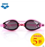 Arena泳镜高清防雾防水男女大框泳镜810阿瑞娜游泳眼镜粉色