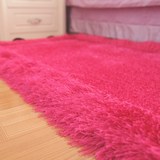 欧式婚庆家用房间长方形弹力丝床前地毯卧室儿童床边毯榻榻米地垫