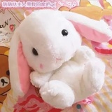 日本Lolita垂耳兔双肩包 超萌兔子背包软妹cos毛绒玩偶情人节礼物
