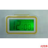 特价 LCD大屏报时钟老人盲人电子钟闹钟中文语音报时钟数字床头钟