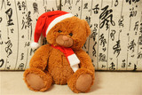 正版泰迪熊抱抱熊毛绒玩具圣诞节毛熊公仔结婚生日小号礼物