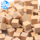 100粒原木大块木制正方体立方体积木 蒙氏数学教具儿童益智玩具