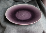 冰裂釉盘子创意浮雕盘欧式复古陶瓷餐盘特色装饰盘西餐典雅牛排盘