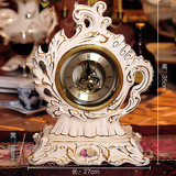 欧式高档陶瓷台钟 家居坐钟摆件时钟 装饰钟表时尚创意客厅座钟