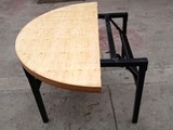 正品枫影家具，水曲柳大圆台面，折叠餐桌面，实木桌面对折圆台面