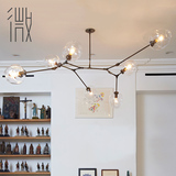 微艺术美式Lindsey Adelman创意客厅别墅复古工业风玻璃球吊灯