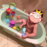 包邮zhitongbaby宝宝洗澡水龙头自动喷水玩水玩具旋转叠叠乐喷泉