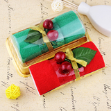 创意蛋糕毛巾盒装瑞士卷实用结婚礼回生日礼物儿童节圣诞节小礼品