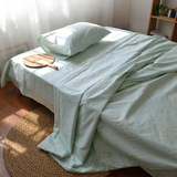 床品床单单件 纯棉 1.21.51.8m2米床单双人学生宿舍全棉布 被单