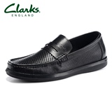 代购正品Clarks其乐男鞋夏季新款英伦真皮镂空透气套脚休闲鞋新款