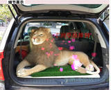 仿真动物玩具 狮子王 非洲雄狮毛绒玩具大号摄影家居专卖站立照相