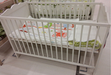 ★果果木熊★重庆宜家居代购IKEA汉斯维克木制婴儿床欧式儿童家具