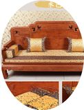 定做中国风高档红木家具刺绣沙发皇宫椅坐垫罗汉床加厚可拆洗布套