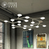 现代创意个性艺术led吊灯客厅餐厅会所办公室卧室长方圆形书房灯
