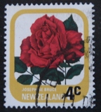 新西兰信销邮票 1979年 临时改值邮票 4-1：约瑟芬布鲁斯玫瑰