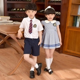 男女童学院风夏季校服套装英伦风小学校服班服表演服 幼儿园园服