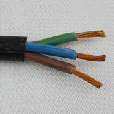 天津小猫电线电缆铜芯国标阻燃ZR-RVVZ3X4平方电力电缆
