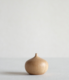 日本匠人纯手工手作 原木雕刻 日式花器花瓶干花插花 现货