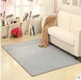 定制珊瑚绒纯色地毯客厅毯床边垫子地毯门垫地垫玄关毯满铺包邮