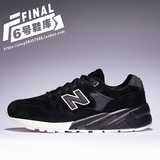 【6号鞋库】NEW BALANCE/NB580男鞋女鞋 黑色复古休闲鞋 MRT580BV