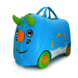 儿童可坐行李箱骑行旅行箱卡通行李箱拖拉男女孩玩具箱包新年礼物