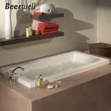 比珥亚克力浴缸浴盆成人嵌入式长方形普通独立式浴缸 成人浴池1.5