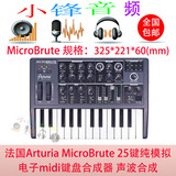 法国Arturia MicroBrute 25键纯模拟电子midi键盘合成器 声波合成