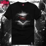 UTEE- 新品超人大战蝙蝠侠T恤影视超级英雄男女纯棉短袖T恤