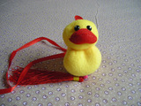 小黄鸭公仔毛绒玩具可爱小鸭包包挂件创意娃娃脖挂生日礼物手抓鸭