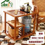 中式仿古全实木休闲创意小茶几阳台小茶桌椅组合多功能泡茶茶艺桌