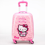 儿童拉杆箱KT猫米妮朵拉芭比公主可爱韩国旅行李书包16学生女18寸