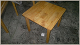 进口樟子松正方桌 进口橡胶木正方桌实木儿童桌椅幼儿木制正方桌