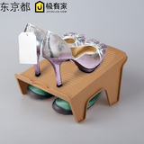 日本鞋架 叠加鞋柜简易两层小鞋架 现代简约鞋子收纳整理塑料鞋盒