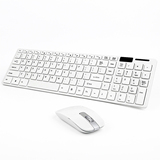 包邮 吉选超薄无线键盘鼠标套装黑白色静音键鼠套笔记本电视可爱