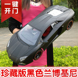 超大型充电动兰博基尼遥控汽车开门方向盘漂移赛车儿童玩具车模型