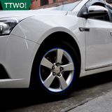 ttwo汽车轮毂保护圈条 改装轮胎钢圈装饰条 防擦防刮防撞条保护条