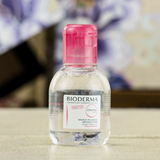 法国正品Bioderma贝德玛卸妆水100ml粉水 温和无刺激保湿洁肤水