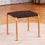 时尚方凳小凳矮凳创意塑料藤凳宝宝凳子换鞋凳板凳餐桌凳单人藤椅