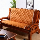 加厚海绵定做红木实木沙发垫 中式木头木沙发坐垫带靠背防滑椅垫