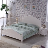 欧式床 双人床 1.8米实木床皮床 新古典后现代公主床创意代家具