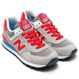 New Balance NB 574 男鞋 女鞋 红灰复古跑步鞋运动鞋 WL574 MON