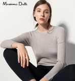 包邮 massimo dutti女装代购正品 2016春 羊毛竖条针织衫 5600827