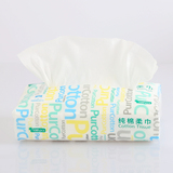 全棉时代正品居家棉柔巾进口美棉干湿两用升级加厚软包装100抽1包