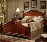 双人床美式 1.5米特价床1.8米实木床欧式简易床家具