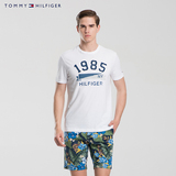 TommyHilfiger 男装立体数字爆裂纹印花短袖T恤-C887891473MS