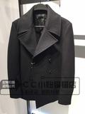 B2AA54303太平鸟男装专柜正品代购2015冬新款羊毛呢大衣原价1580