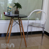 透明椅 餐椅 中式圈椅 家居设计师简约椅 明太师太公圈椅创意家具