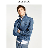 ZARA 男装 牛仔衬衫式外套 05252402427