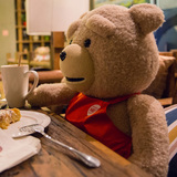 正版ted熊毛绒玩具会说话的泰迪熊公仔布娃娃抱抱熊玩偶生日礼物
