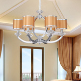 客厅吊灯现代简约餐厅灯具创意个性铁艺卧室灯饰大气时尚水晶吊灯